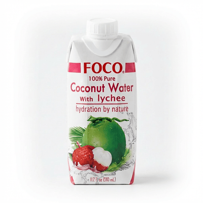 מי קוקוס בתוספת ליצ'י | 330 מ"ל