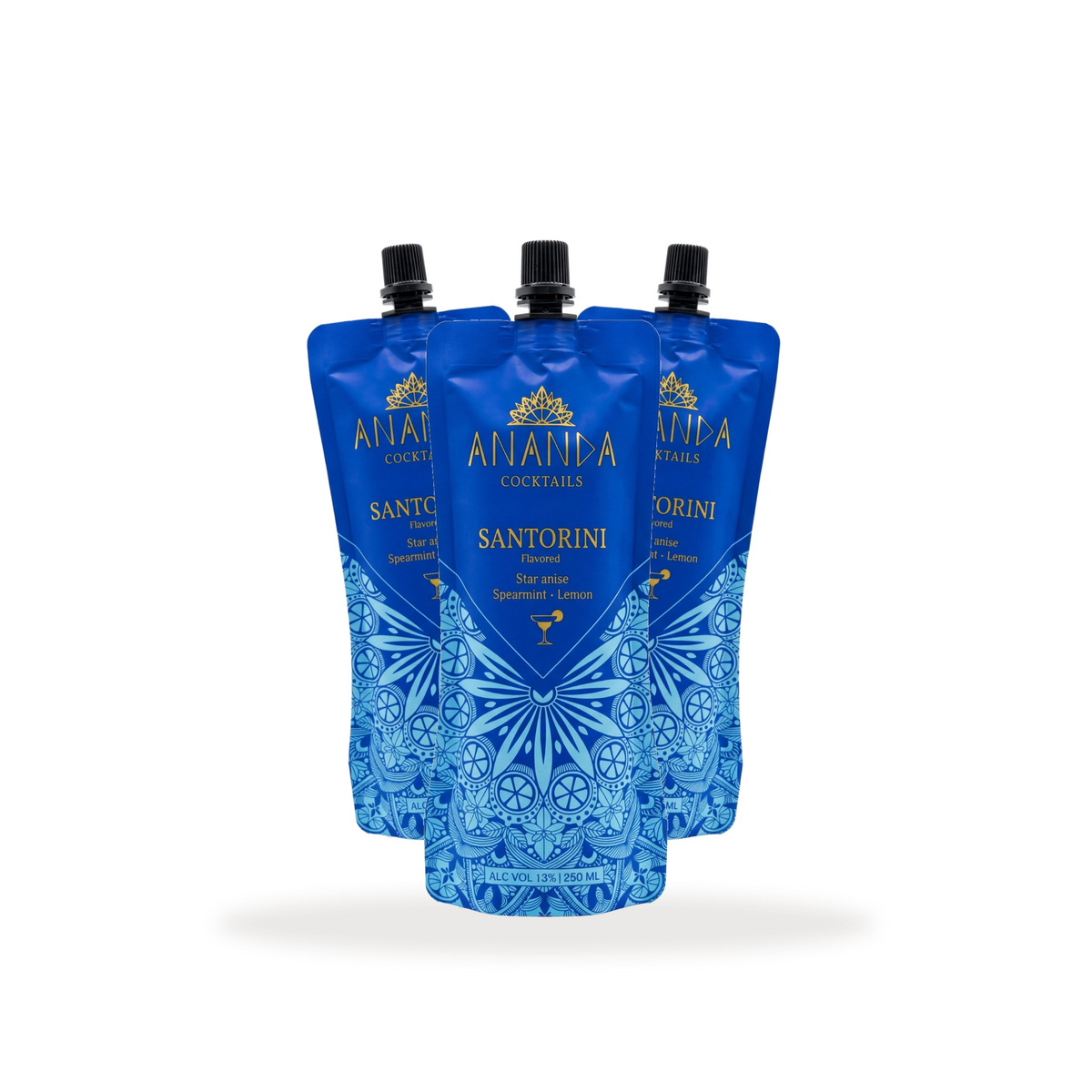 Ananda Cocktails SANTORINI 250 מ"ל - מארז שלישייה (standardized)