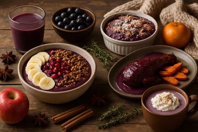 מתכונים עם אסאי: 5 רעיונות יצירתיים לחורף