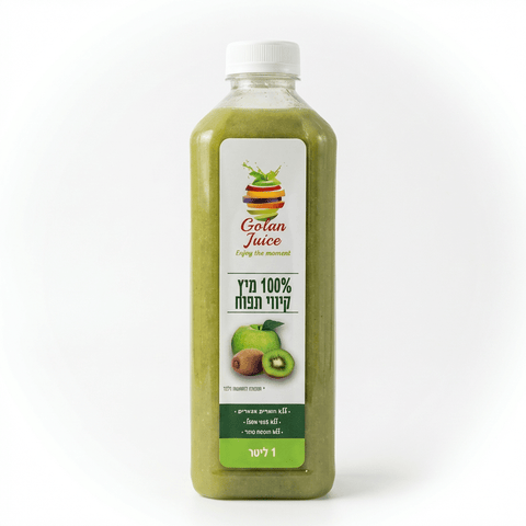 מיץ קיווי תפוח סחוט טבעי | 1 ליטר - YOJO