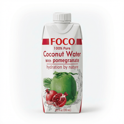 מי קוקוס בתוספת רימון | 330 מ"ל