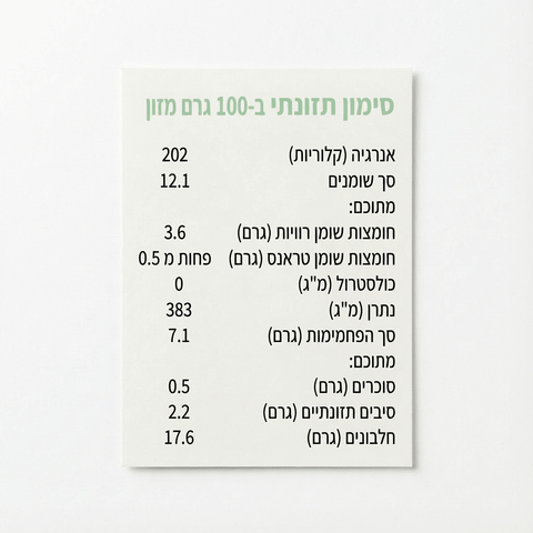 טחון לקציצות | מן הצומח | 400 גרם - YOJO